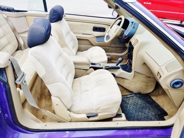 1994 Purple Chrysler LeBaron Convertible