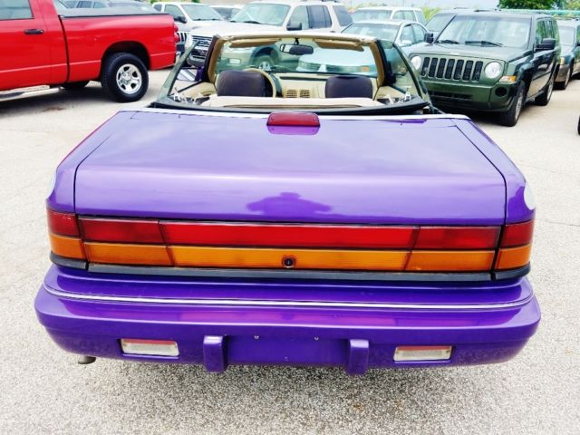 1994 Purple Chrysler LeBaron Convertible