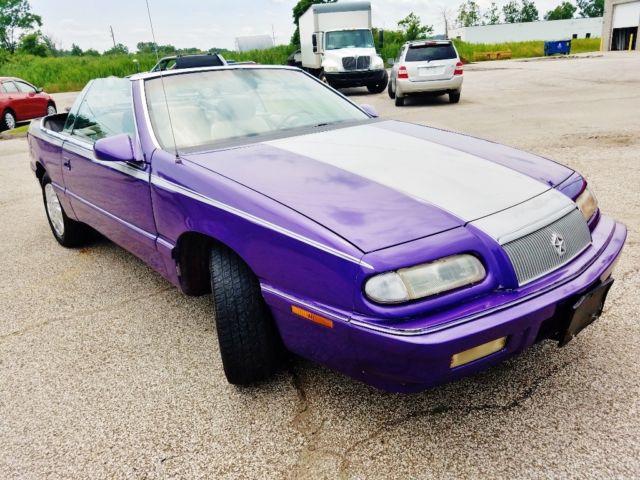 1994 Purple Chrysler LeBaron Convertible