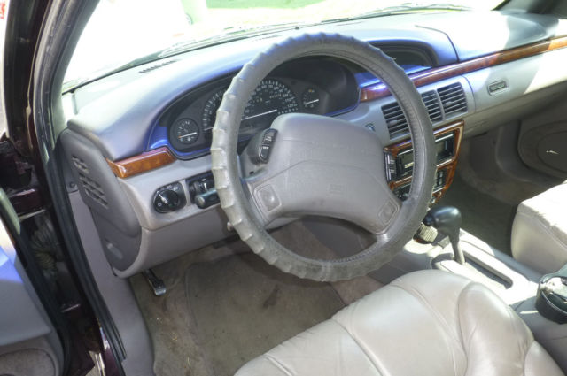 1994 Burgundy Chrysler LHS Coupe
