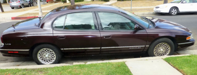 1994 Burgundy Chrysler LHS Coupe
