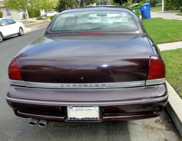 1994 Burgundy Chrysler LHS Coupe
