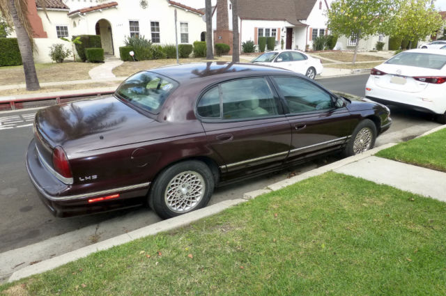 1994 Burgundy Chrysler LHS Coupe