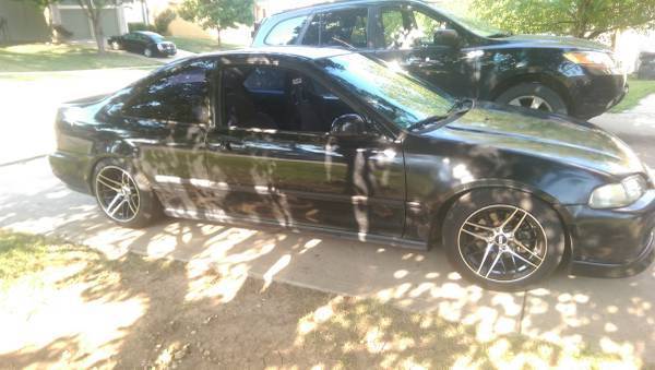 1994 Black Honda Civic Coupe