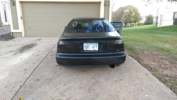 1994 Black Honda Civic Coupe