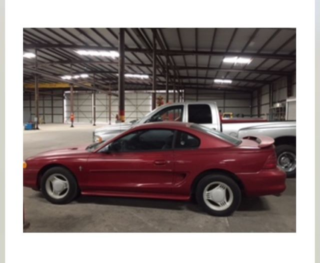 1994 Red Ford Mustang