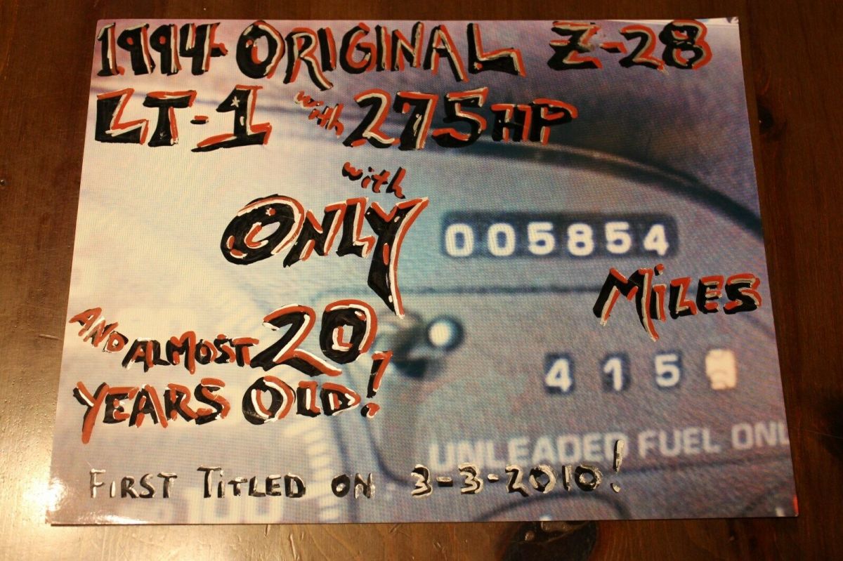 1994 Red Chevrolet Camaro Convertible