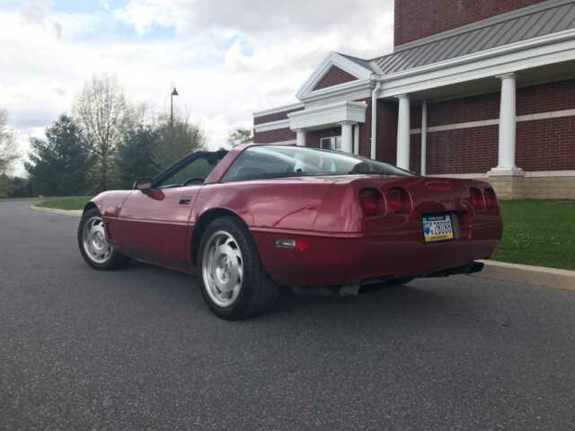 1994 Burgundy Chevrolet Corvette Coupe