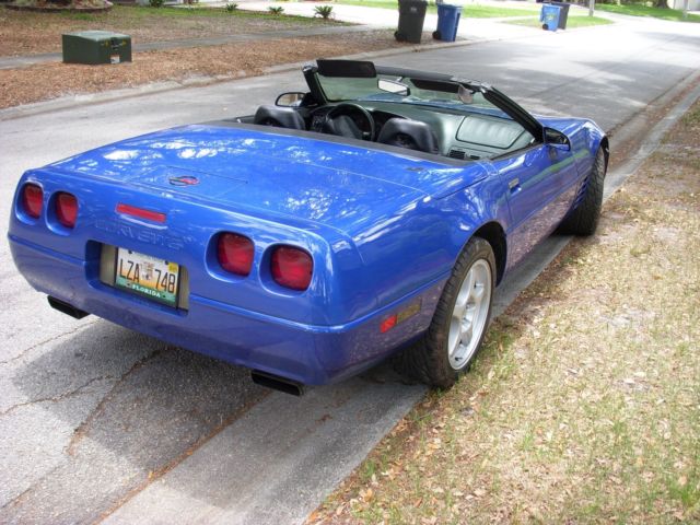 1994 Blue Chevrolet Corvette Convertible