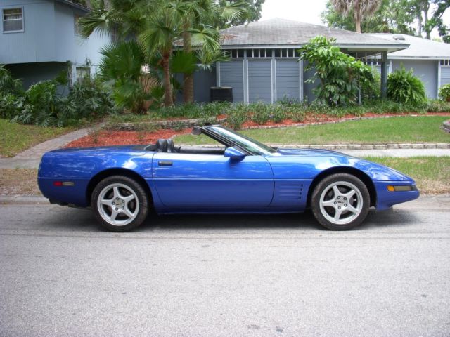1994 Blue Chevrolet Corvette Convertible