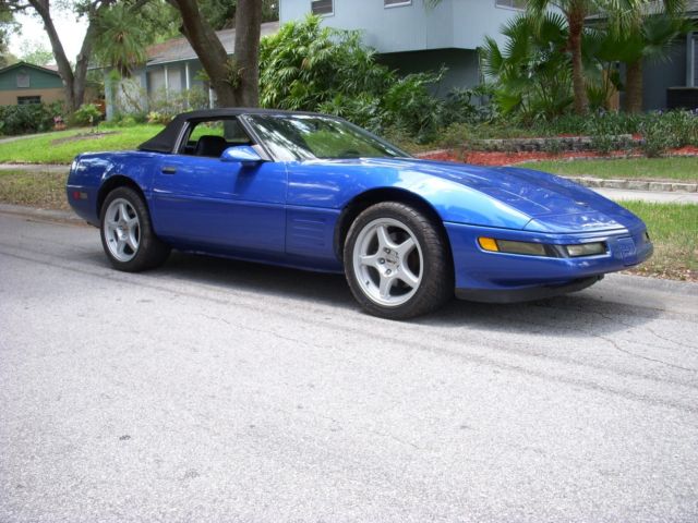 1994 Blue Chevrolet Corvette Convertible