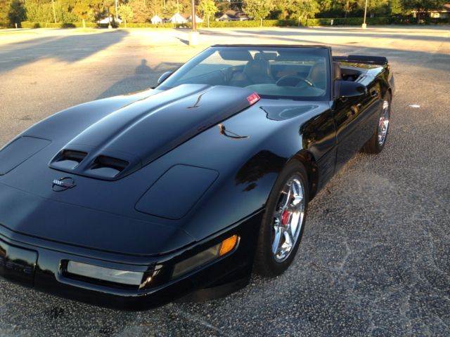 1994 Black Chevrolet Corvette Convertible