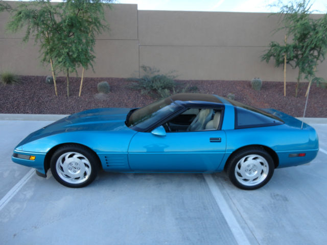1994 Bright Aqua Chevrolet Corvette Coupe