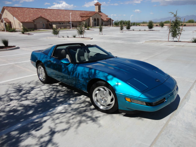 1994 Bright Aqua Chevrolet Corvette Coupe