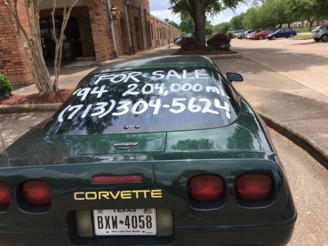 1994 Green Chevrolet Corvette Convertible