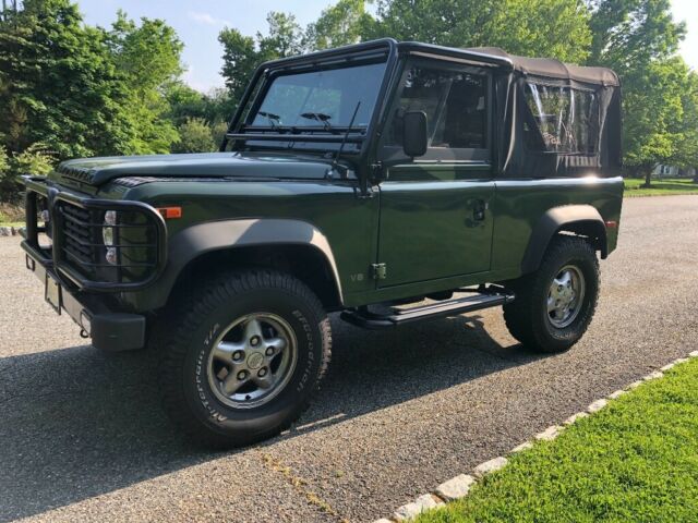 1994 Green Land Rover Defender Wagon