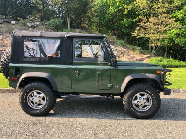 1994 Green Land Rover Defender Wagon