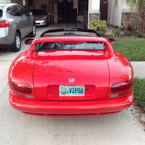 1994 Red Dodge Viper Convertible