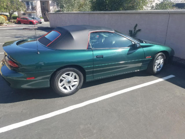 1994 forest green Chevrolet Camaro Convertible