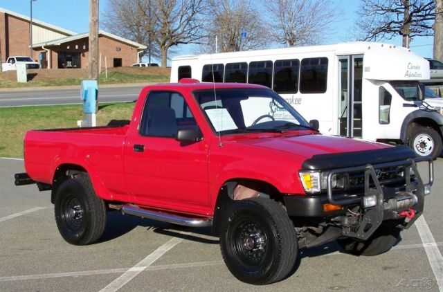 1994 Red Toyota 4WD Trucks Pickup Truck
