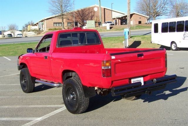 1994 Red Toyota 4WD Trucks Pickup Truck
