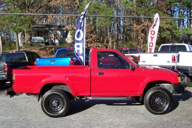 1994 Red Toyota 4WD Trucks Pickup Truck