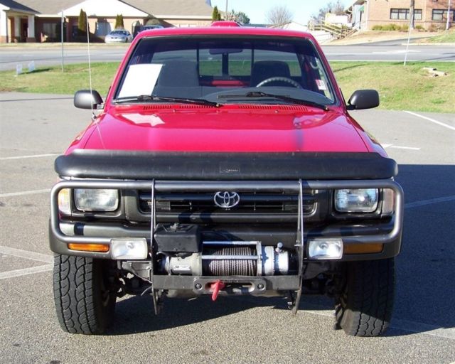 1994 Red Toyota 4WD Trucks Pickup Truck