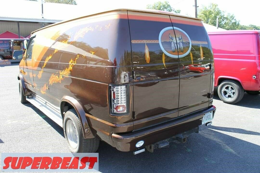 1994 gold / brown Ford E-Series Van Extended Cargo Van