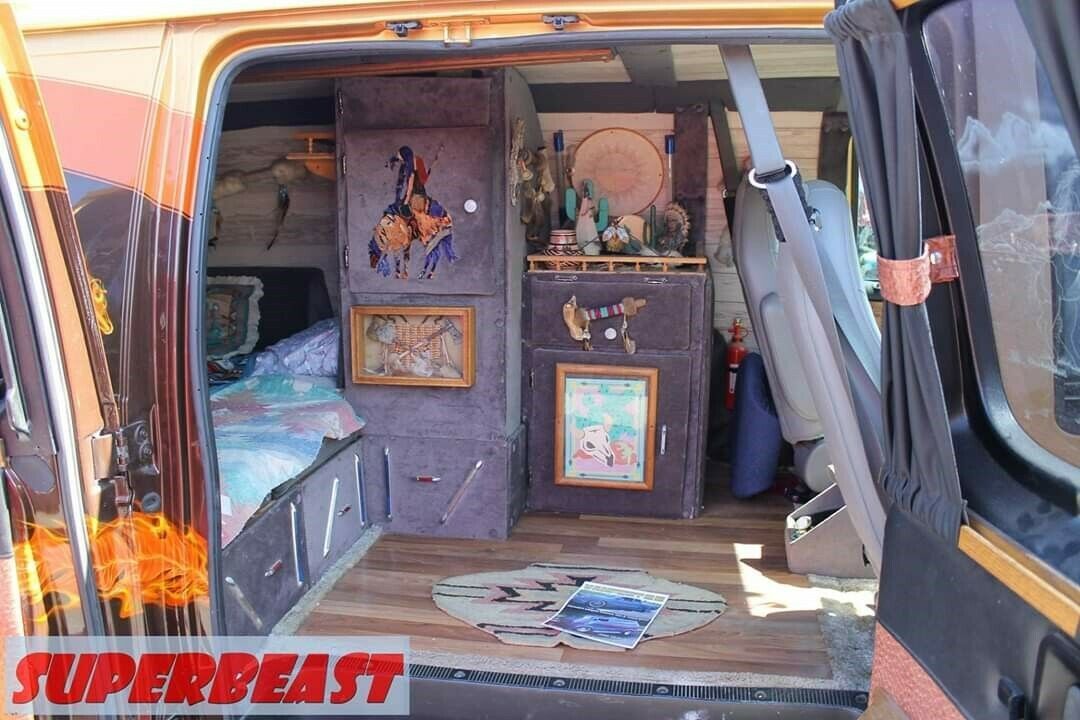 1994 gold / brown Ford E-Series Van Extended Cargo Van
