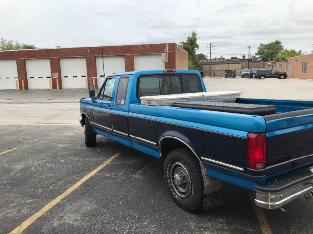 1994 Blue Ford F-250 Extended Cab Pickup