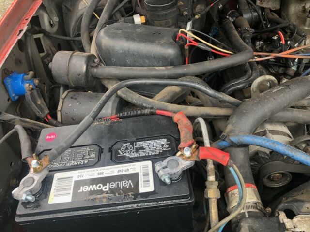 1994 Red Ford F-250 Standard Cab Pickup