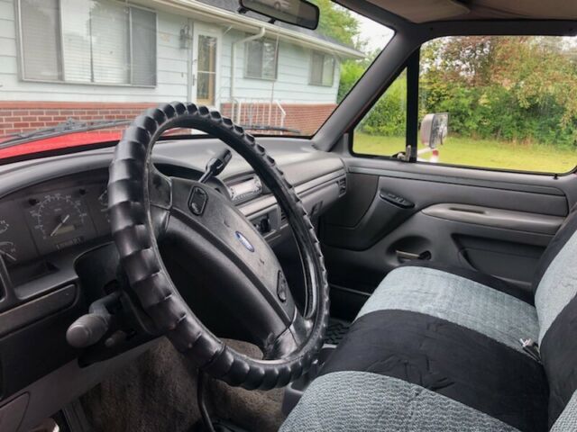 1994 Red Ford F-250 Standard Cab Pickup