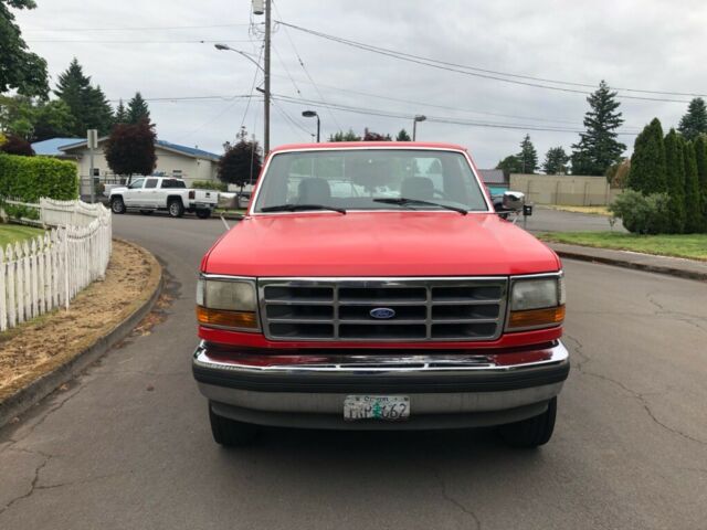 1994 Red Ford F-250 Standard Cab Pickup