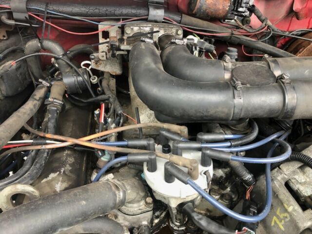 1994 Red Ford F-250 Standard Cab Pickup