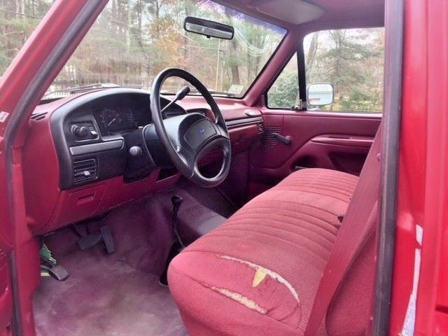1994 Red Ford F-350 Standard Cab Pickup