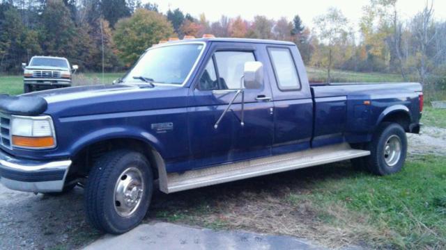 1994 Blue Ford F-350 Extended Cab Pickup