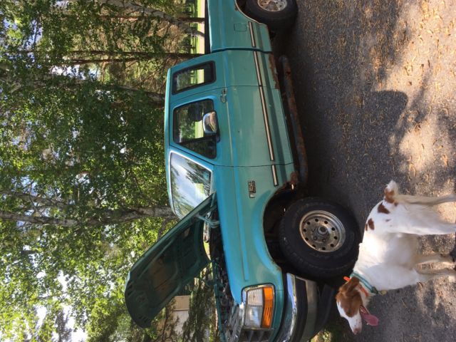 1994 Green Ford F-150 Extended Cab Pickup