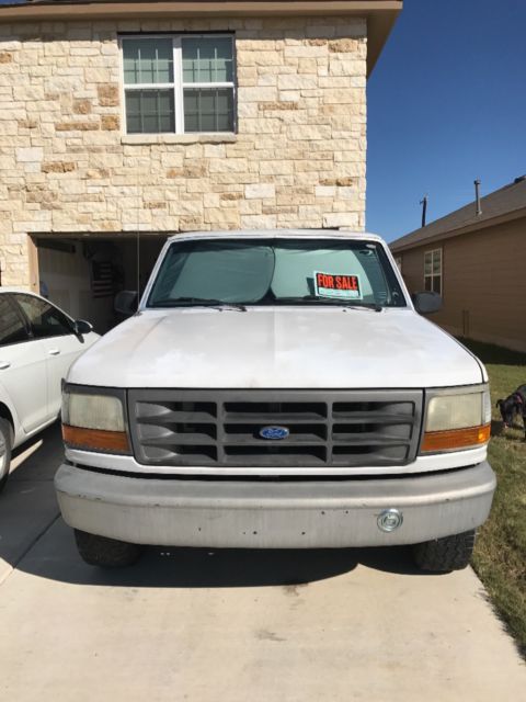 1994 White Ford F-250 Extended Cab Pickup