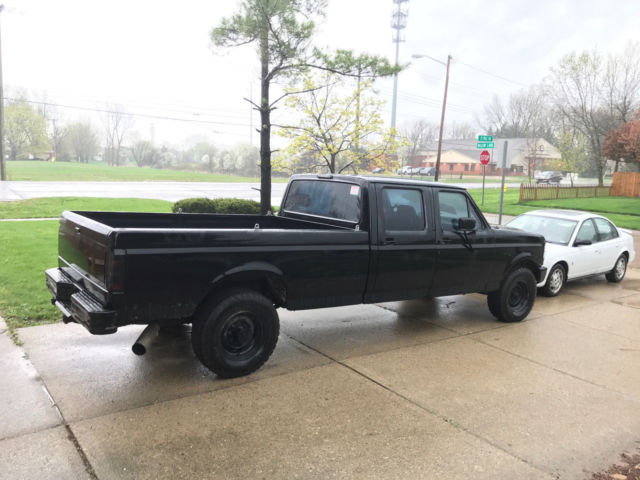 1994 Black Ford F-350 Crew Cab Pickup