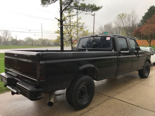 1994 Black Ford F-350 Crew Cab Pickup