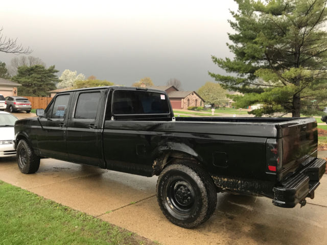 1994 Black Ford F-350 Crew Cab Pickup