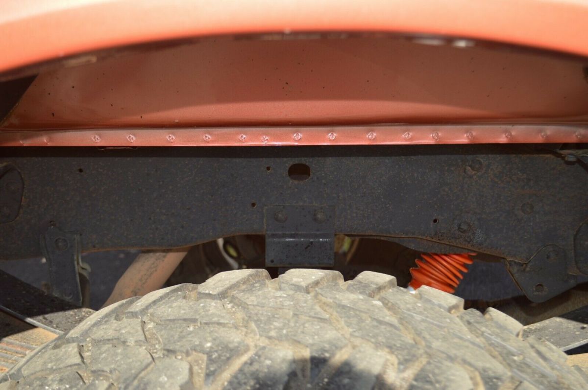 1994 Orange Ford F-350 Standard Cab Pickup