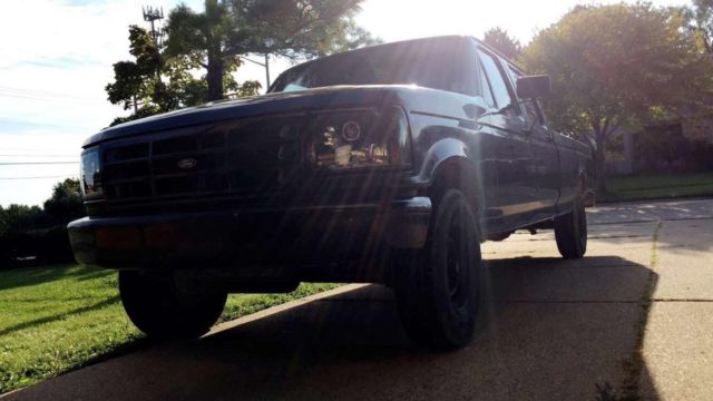 1994 Black Ford F-350 Crew Cab Pickup