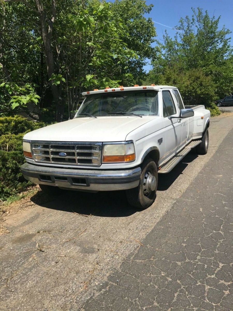 1994 White Ford F-350 Extended Cab Pickup
