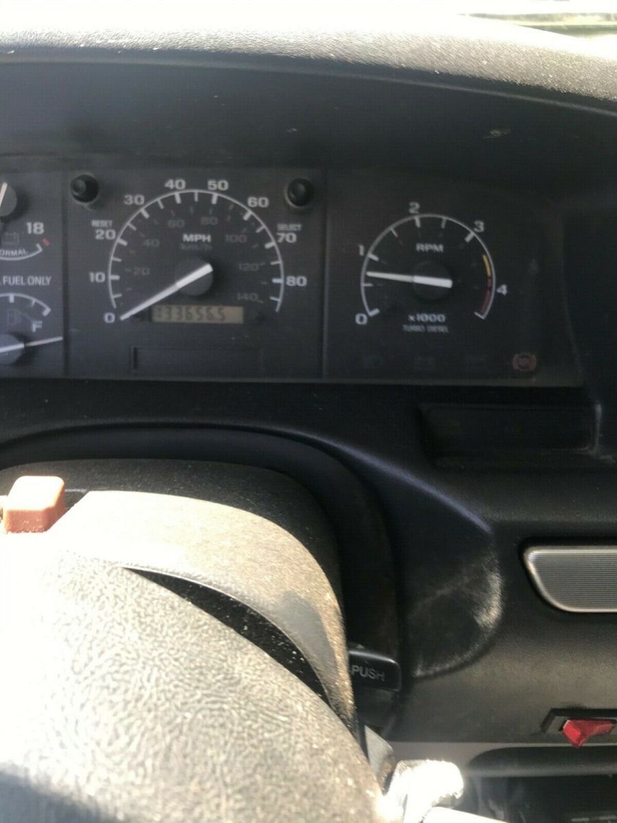 1994 White Ford F-350 Extended Cab Pickup