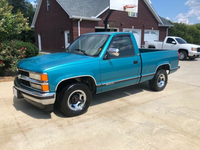 1994 Teal Green Metallic Chevrolet Silverado 1500 Standard Cab Pickup