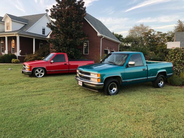 1994 Teal Green Metallic Chevrolet Silverado 1500 Standard Cab Pickup