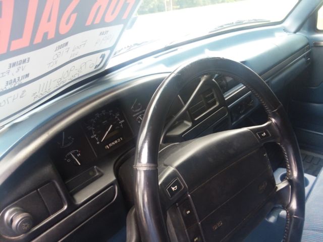 1994 White Ford F-150 Short bed  square body