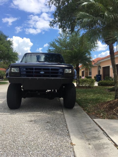 1994 Blue Ford Bronco
