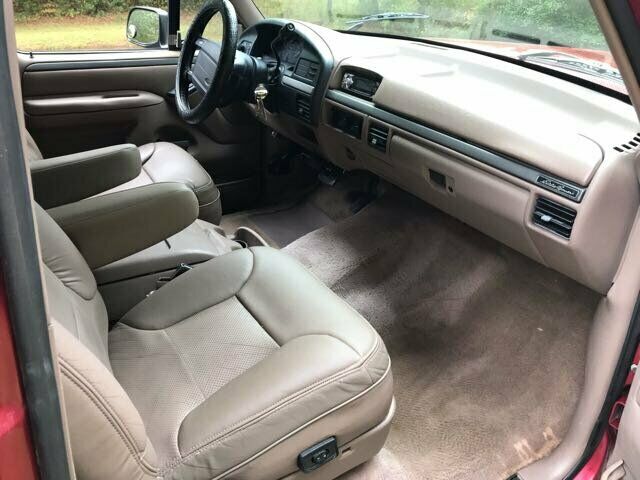 1994 Red Ford Bronco --